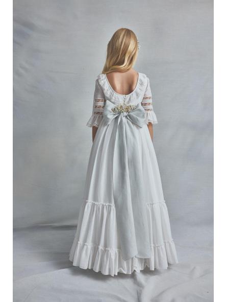 ALAIA CELESTE. VESTIDO PRIMERA COMUNION HORTENSIA MAESO [2]