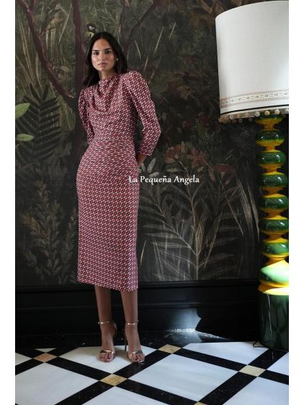 AURA.- VESTIDO MIDI ESTAMPADO [1]