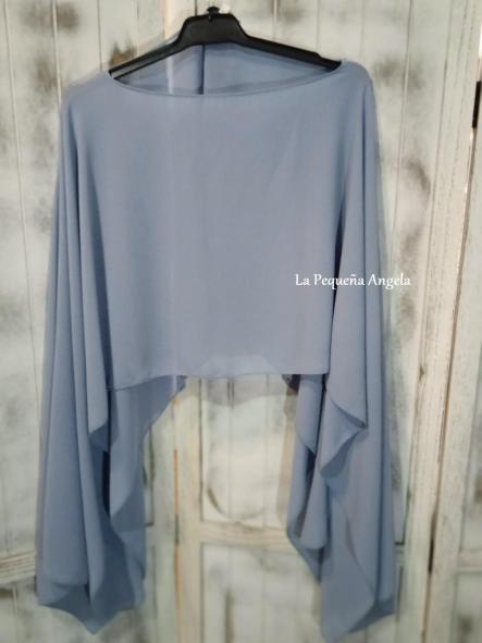 BOOM. CAPA GASA AZUL GRISACEO