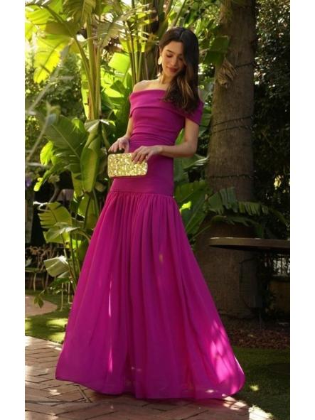 BACO. VESTIDO EN COLOR BUGANVILLA [3]