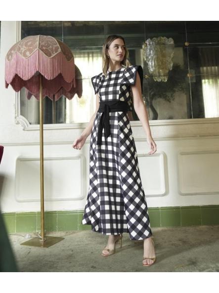 BASS. VESTIDO CUADROS NEGRO [2]