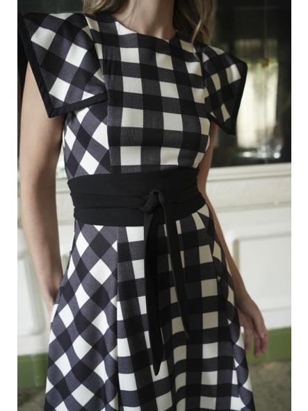 BASS. VESTIDO CUADROS NEGRO [1]