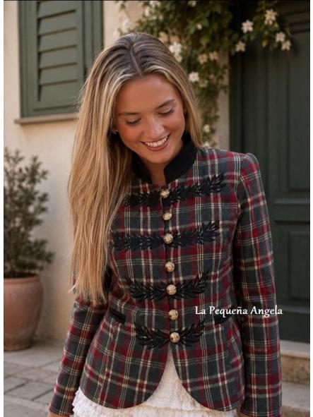 BIBURY. CHAQUETA DE CUADROS