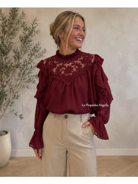 ANGY. BLUSA EN COLOR BURDEOS [1]