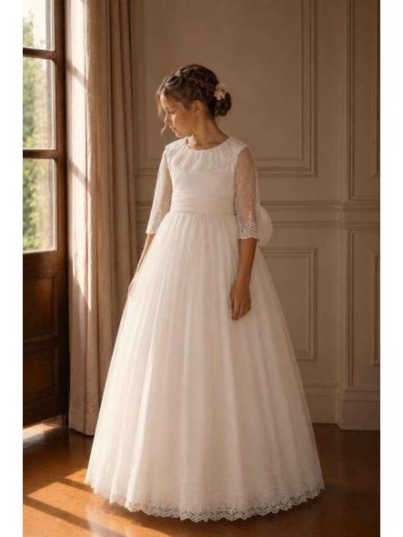 CAYETANA. VESTIDO PRIMERA COMUNION TUL BORDADO [1]