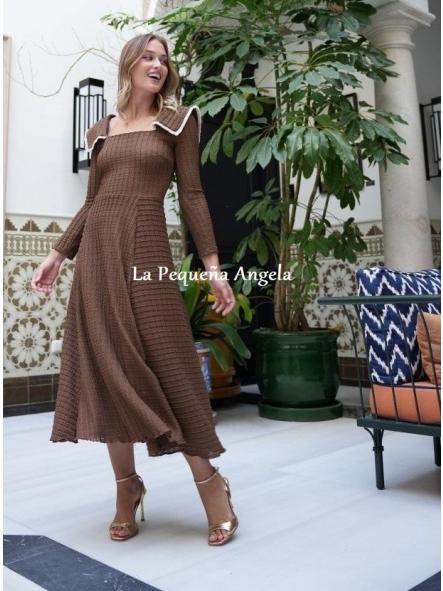 COBRE.-  VESTIDO PUNTO CALADO [1]