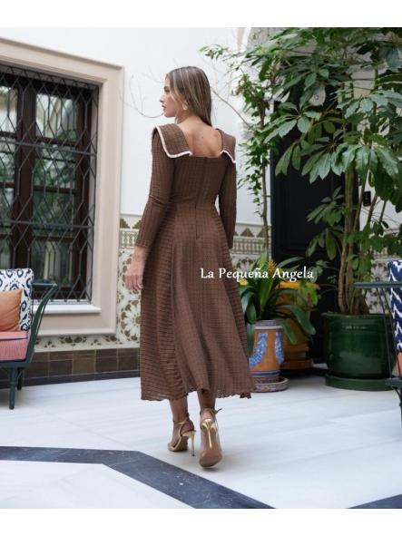 COBRE.-  VESTIDO PUNTO CALADO [2]