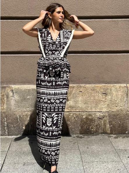 CONGO. CONJUNTO ESTAMPADO ETNICO