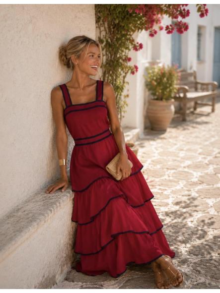 CONIL BURDEOS. VESTIDO TIRANTES [1]