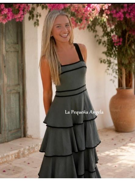 CONIL VERDE. VESTIDO TIRANTES [1]