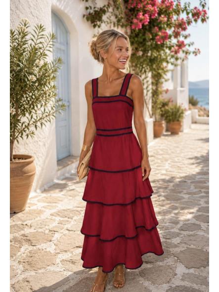 CONIL BURDEOS. VESTIDO TIRANTES [2]