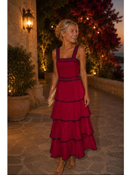 CONIL BURDEOS. VESTIDO TIRANTES [3]