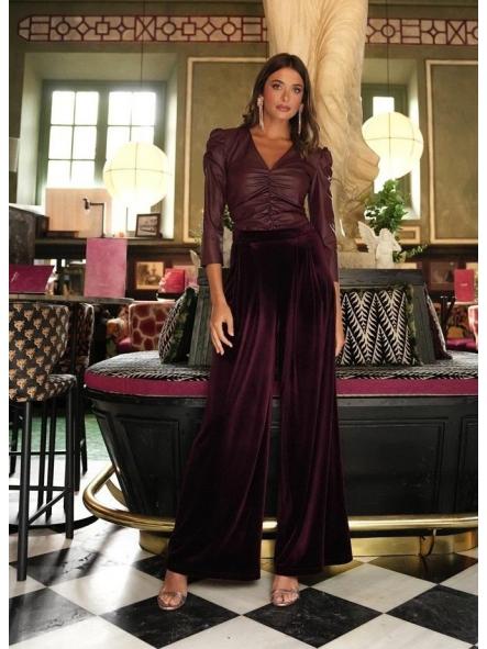 NIDO. PANTALÓN TERCIOPELO BURDEOS [0]