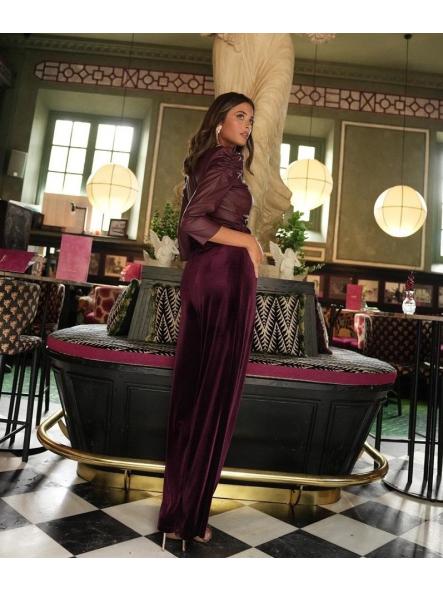 NIDO. PANTALON TERCIOPELO BURDEOS [3]