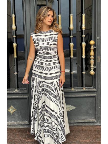 GANA. CONJUNTO ESTAMPADO ETNICO [2]