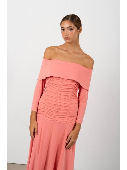 HELENA. VESTIDO EN COLOR CORAL [1]