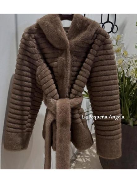 LATTE. CHAQUETON DE PELO IMITACIÓN VISON [0]