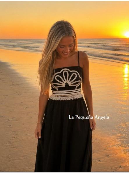 LEIA. VESTIDO NEGRO DE TIRANTES [3]