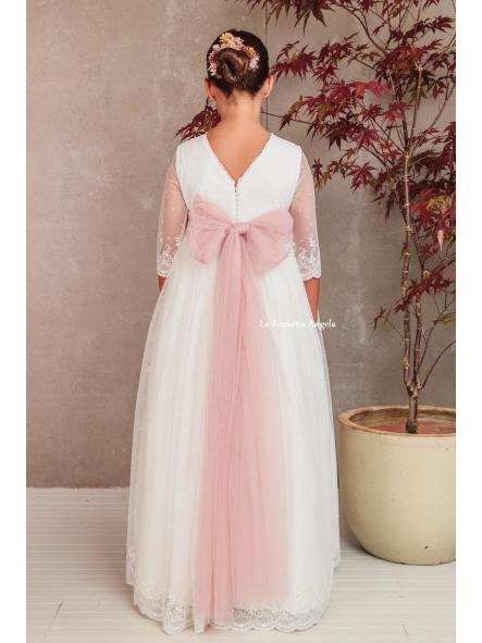 VESTIDO COMUNION LEONOR, FLOR DE C [3]