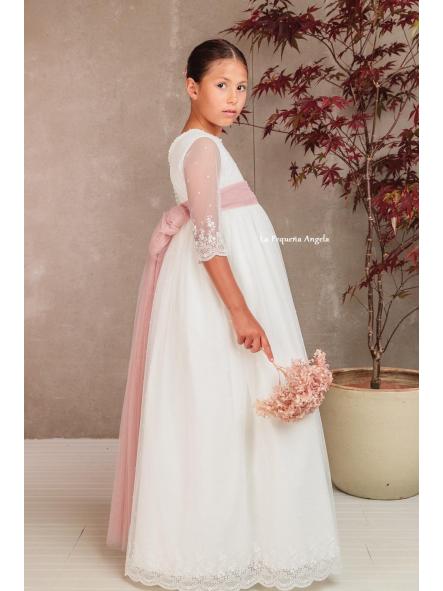 VESTIDO COMUNION LEONOR, FLOR DE C [2]