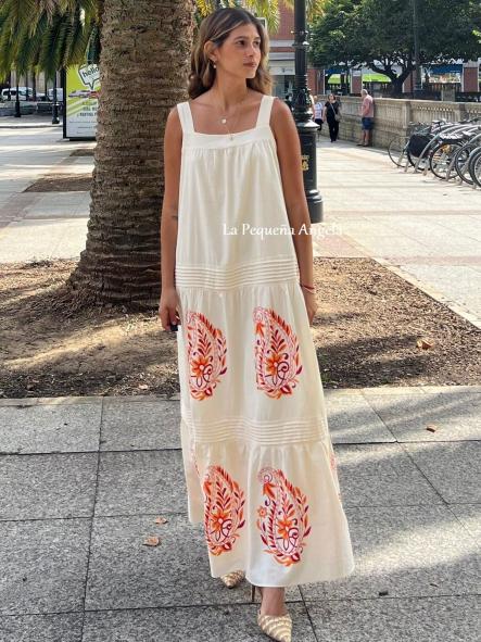 MELOCOTON. VESTIDO SUELTO DE TIRANTES [3]
