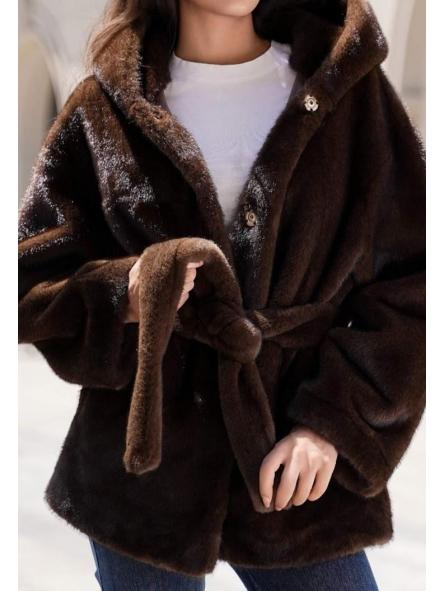 COFFEE. CHAQUETON DE PELO IMITACION VISON