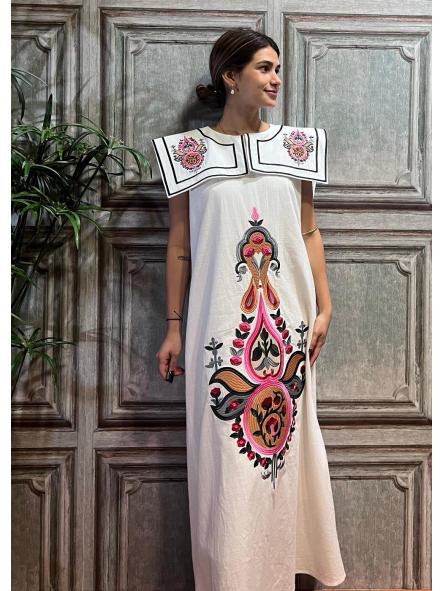 ROUSE. VESTIDO MIDI BORDADO [2]