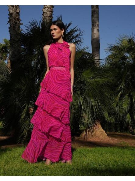 SELENA. CONJUNTO TOP Y FALDA