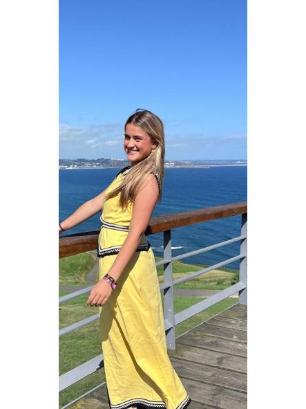 ARUBA . VESTIDO AMARILLO Y NEGRO [2]