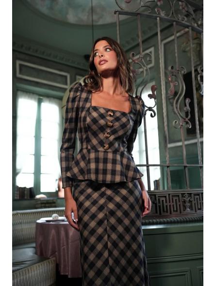 TENA. CONJUNTO TOP Y FALDA