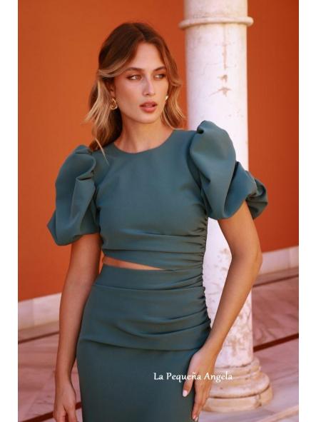 VALERIA. VESTIDO VERDE LIGTH