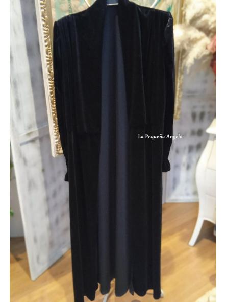 VELLUTO. CAFTAN TERCIOPELO NEGRO