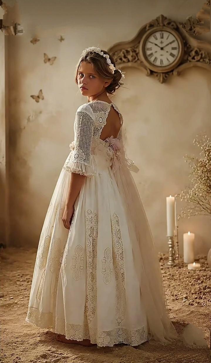 VERSO. VESTIDOS COMUNION MODELO VERSO DE MON AIR