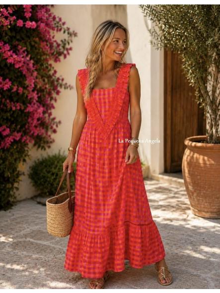 VICHY. EN NARANJA Y ROSA