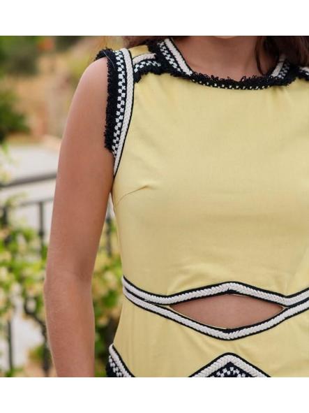 ARUBA . VESTIDO AMARILLO Y NEGRO [1]
