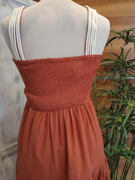 ETIOPIA. VESTIDO TEJA FALDA VOLANTES [2]