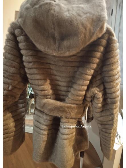 LATTE. CHAQUETON DE PELO IMITACIÓN VISON [1]