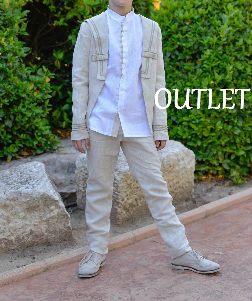 3457 TRAJE PRIMERA COMUNION NIÑO. CHAQUETA Y PANTALON