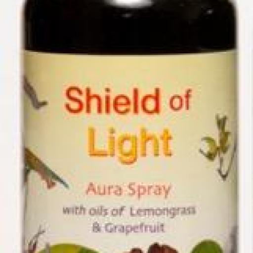 Shield of Light Con aceites de Lemongrass & grapefruit, etiqueta amarilla
