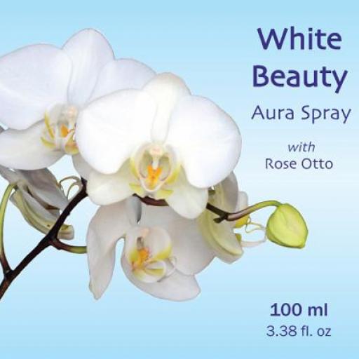 White Beauty con aceites de Rosa Otto de Bulgaria, etiqueta azul