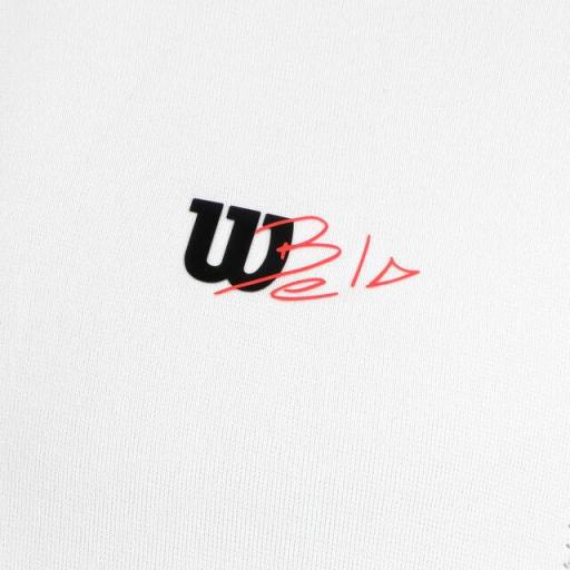 Camiseta Wilson Bela M Players Seamless Zip - Blanca [2]