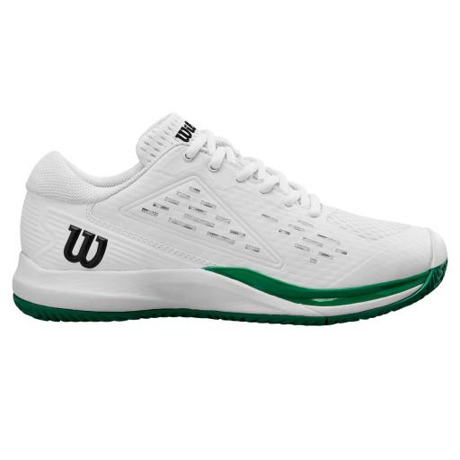 Zapatillas Wilson Rush Pro Ace Junior (White/Bosphorus)