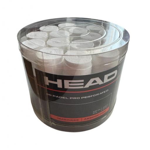 Overgrips Head Pádel Pro Perforado | Tambor 60 Unidades o Packs (5/15/20/30/45) | Agarre y Transpiración