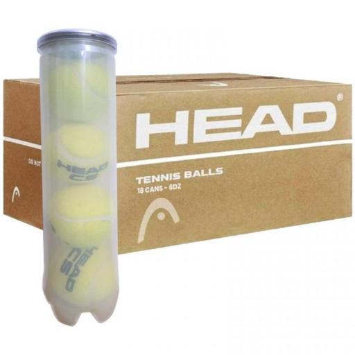 Bolas de Tenis Head CS – Bote de 4 pelotas duraderas y resistentes [2]
