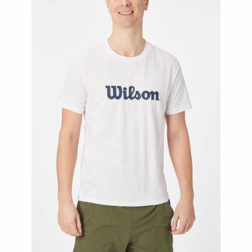 Camiseta Wilson M Graphic Tee - Blanca