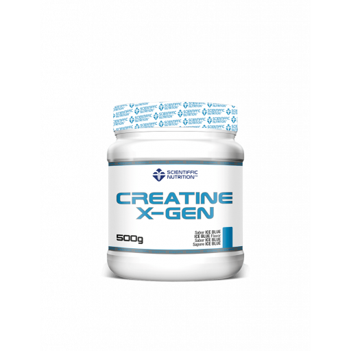 Creatina X-GEN 500g – Fuerza, Rendimiento y Recuperación | Sabores Ice Blue, Limón y Neutro [1]