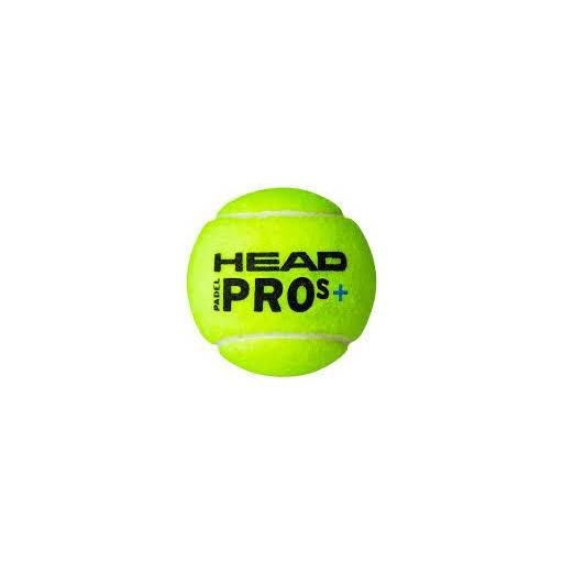 Head Pro S+ Bolas de Pádel – Tubo de 3 Pelotas Oficiales | Mayor Durabilidad, Rebote Constante y Rendimiento Profesional [2]