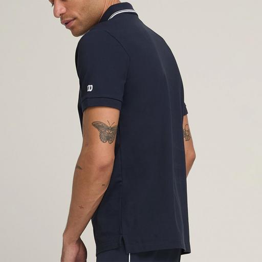 Polo Wilson Pique Navy - Azul Marino [1]