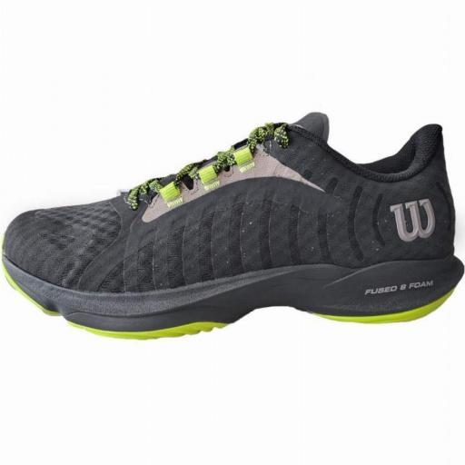 Zapatillas Wilson Hurakn Pro - Negro Verde Lima [1]
