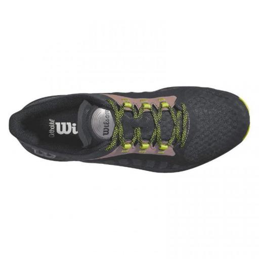 Zapatillas Wilson Hurakn Pro - Negro Verde Lima [2]